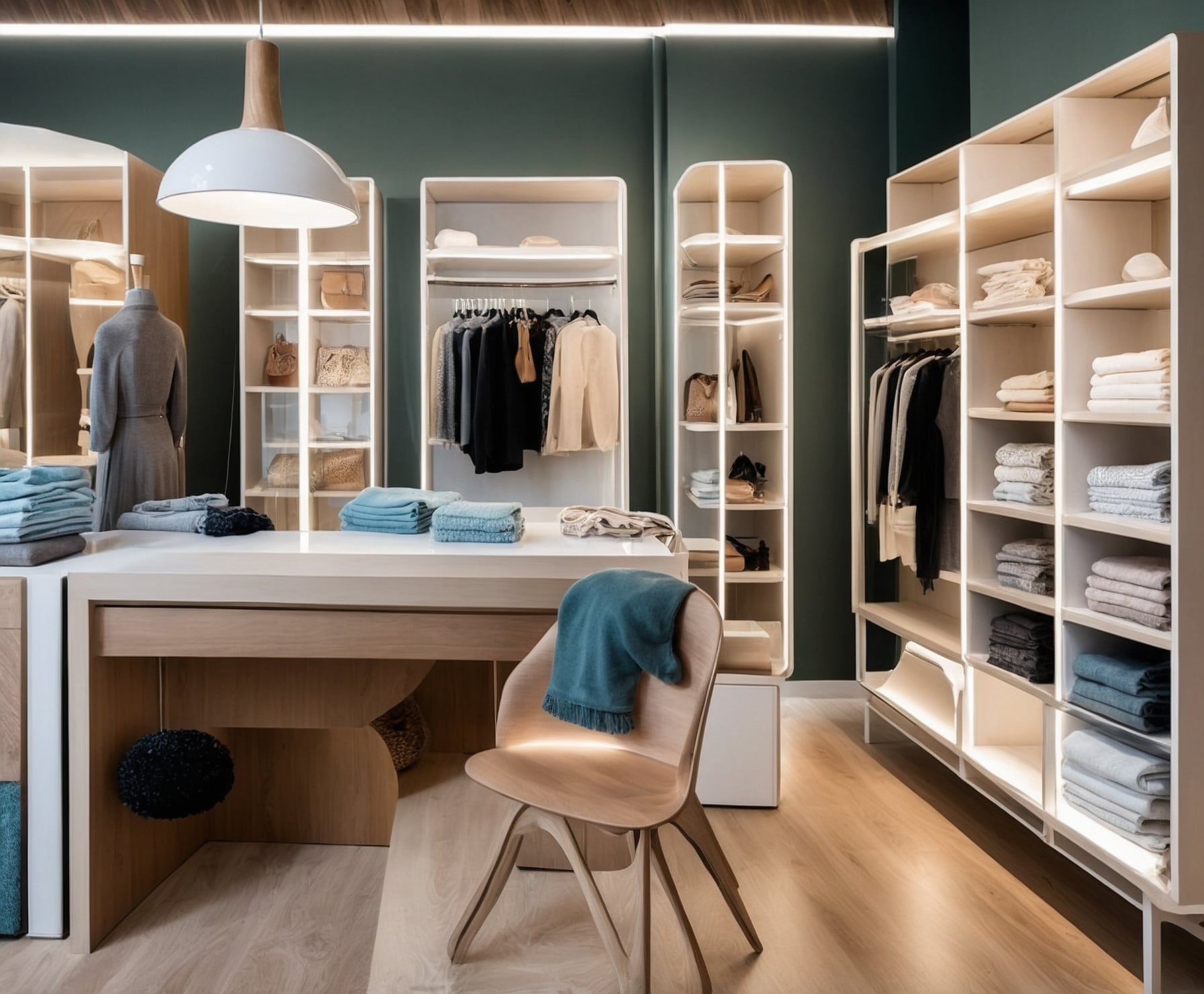Limpieza integral en tienda de moda
